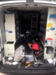 Esiti incidente all'interno di un furgone allestito da Syncro System