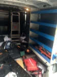 Un vero crash test su un furgone allestito con mobili Syncro System