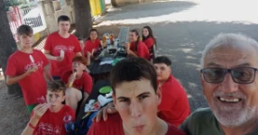 01_Momento di meritata pausa per uno dei team di Ci sto? Affare fatica 2025 a Cassola