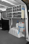 03_Pensile con cassetti trasparenti su telaio di alluminio Syncro System