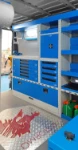 04_Allestimento con armadietto e cassetti metallici su Fiat Ducato per aeronautica