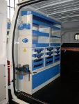 Torretta Syncro Ultra nel NV250 con cassettini a vista, cassetti e vano con anta