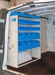 Torretta Syncro Ultra nel NV250 con cassettini a vista, cassetti e vano con anta