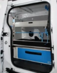 Allestimento Dacia Dokker visto dalla porta laterale