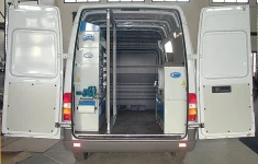 ALLESTIMENTO FURGONE OFFICINA MERCEDES SPRINTER  1996 L1 H2 01a