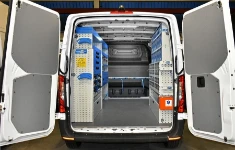 ALLESTIMENTO FURGONE OFFICINA MERCEDES SPRINTER 2018 L1 H1 01a