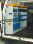 ALLESTIMENTO FURGONE OFFICINA MOBILE SU FORD TRANSIT  1994 L1 H2 01b