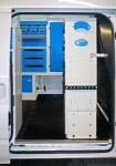 ALLESTIMENTO FURGONE OFFICINA MOBILE SU FORD TRANSIT 2000 L1 H2 11d