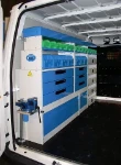ALLESTIMENTO FURGONE OFFICINA MOBILE SU FORD TRANSIT 2000 L2 H1 01b