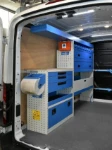 ALLESTIMENTO FURGONE OFFICINA MOBILE SU FORD TRANSIT 2014 L1 H1 01b