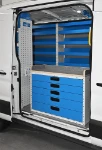 ALLESTIMENTO FURGONE OFFICINA MOBILE SU FORD TRANSIT 2014 L2 H2 09d