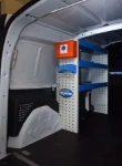 Modulo Syncro Ultra nel NV250 con cassetta di pronto soccorso e supporto per attrezzo