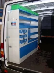 ALLESTIMENTO FURGONE OFFICINA MOBILE SU MERCEDES SPRINTER  1996 L1 H1 04b