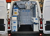 ALLESTIMENTO FURGONE OFFICINA MOBILE SU NISSAN NV400 L3 H2 02 