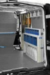 ALLESTIMENTO FURGONE OFFICINA MOBILE SU NISSAN PRIMASTAR 2023 L1 H1 10c