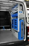 ALLESTIMENTO FURGONE OFFICINA MOBILE SU VOLKSWAGEN CRAFTER 2017 L3 H3 03c