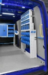ALLESTIMENTO FURGONE OFFICINA MOBILE SU VOLKSWAGEN CRAFTER 2017 L3 H3 18c