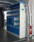 ALLESTIMENTO FURGONE OFFICINA MOBILE SU VOLKSWAGEN LT 1996 L2 H2 04c