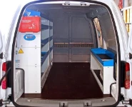 ALLESTIMENTO FURGONE OFFICINA VOLKSWAGEN CADDY 2003 L2 01a