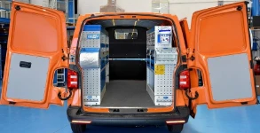 ALLESTIMENTO FURGONE OFFICINA VOLKSWAGEN TRANSPORTER T6 2003 L1 01a