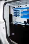 Allestimento sinistro visto dalla porta laterale del Doblò 