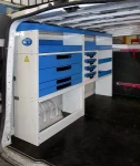 Torretta Syncro Ultra nel NV250 con cassettini a vista, cassetti e vano con anta