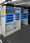 ARREDAMENTO FURGONE OFFICINA SU FIAT SCUDO 2022 L2 H1 08b