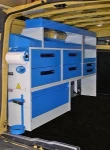 ARREDAMENTO FURGONE OFFICINA SU NISSAN PRIMASTAR  L2 H1 14b