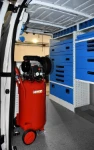 ARREDAMENTO FURGONE OFFICINA SU OPEL MOVANO 2010 L2 H2 11d
