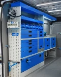 ARREDAMENTO FURGONE OFFICINA SU OPEL MOVANO 2022 L3 H2 10b