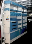 ARREDAMENTO FURGONE OFFICINA SU OPEL MOVANO  L1 H2 03b