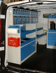 ARREDAMENTO FURGONE OFFICINA SU RENAULT TRAFIC 1999 L1 H1 13b