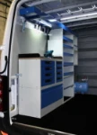 ARREDAMENTO FURGONE OFFICINA SU VOLKSWAGEN CRAFTER 2006 L2 H2 04c