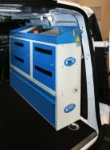 Arredamento furgone per impiantista caldaie