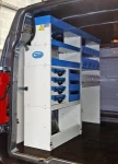 Torretta Syncro Ultra nel NV250 con cassettini a vista, cassetti e vano con anta
