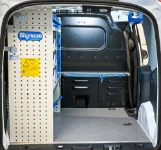 Pianale marmato e scaffale per allestimento Courier