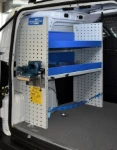 Torretta Syncro Ultra nel NV250 con cassettini a vista, cassetti e vano con anta