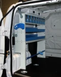 Arredamento per furgone allestito per impianti d'allarme