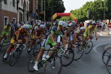 Bassano del Grappa , ciclisti alla Bassano Montegrappa