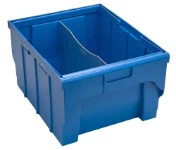 Cassetta in plastica per furgoni con doppie maniglie