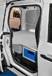 Cassetti lunghi del Renault Kangoo visti di lato