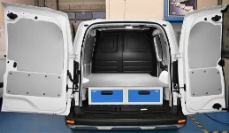 Cassettiere sottopianale nell'allestimento del Renault Kangoo