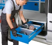 Cassettiere sottopianale su Caddy VW