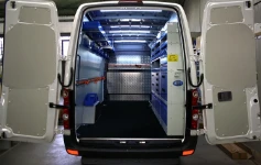 Crafter Volkswagen allestito per impianti di irrigazione