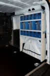 Doblò per impianti elettrici con cassetti trasparenti
