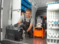 EcoFlow, Power Station portatile su furgone allestito da Syncro System