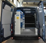 Esempio allestimento solo lato sinistro