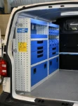 Torretta Syncro Ultra nel NV250 con cassettini a vista, cassetti e vano con anta