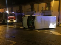 Incidente con ribaltamento a furgone officina Syncro System