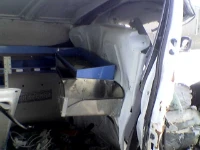 Lato destro allestimento incidentato